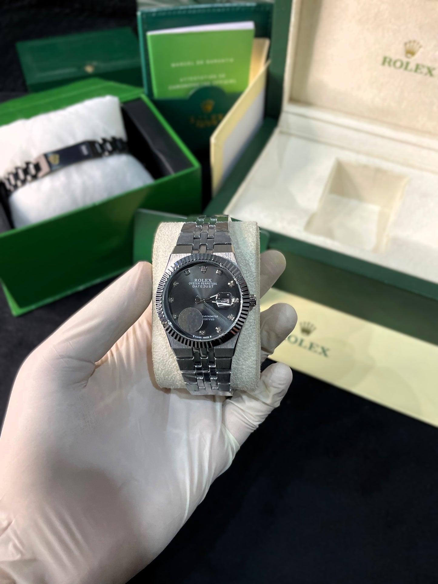 ROLEX – Land Dweller Black Crown Combo – The Ultimate Power Pair