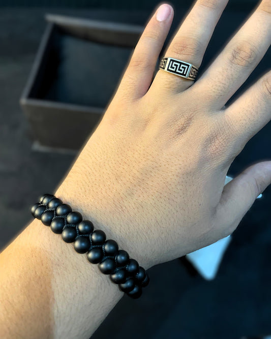 Obsidian Bold Bracelet