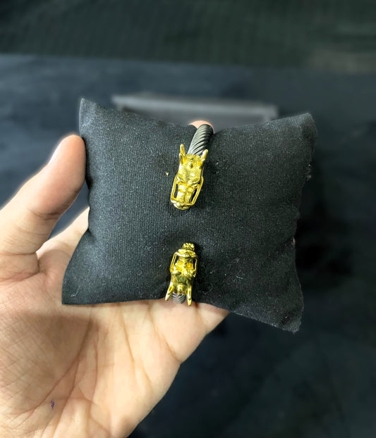 Golden Majesty - Dragon Head Bracelet