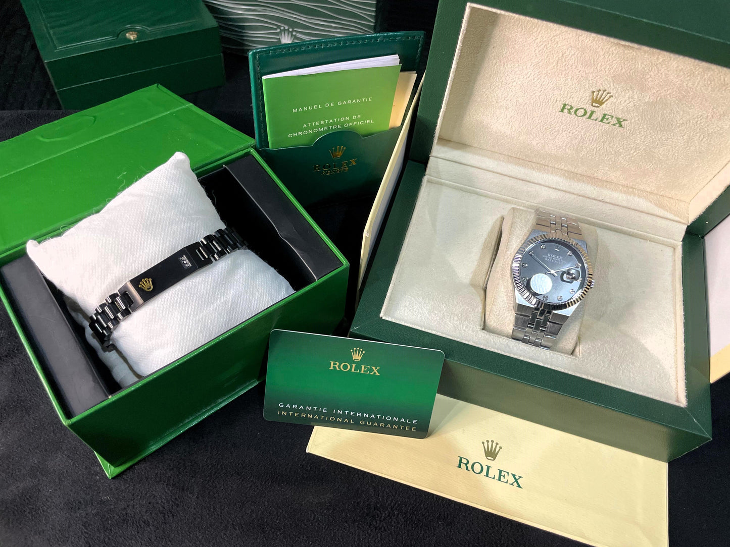 ROLEX – Land Dweller Black Crown Combo – The Ultimate Power Pair