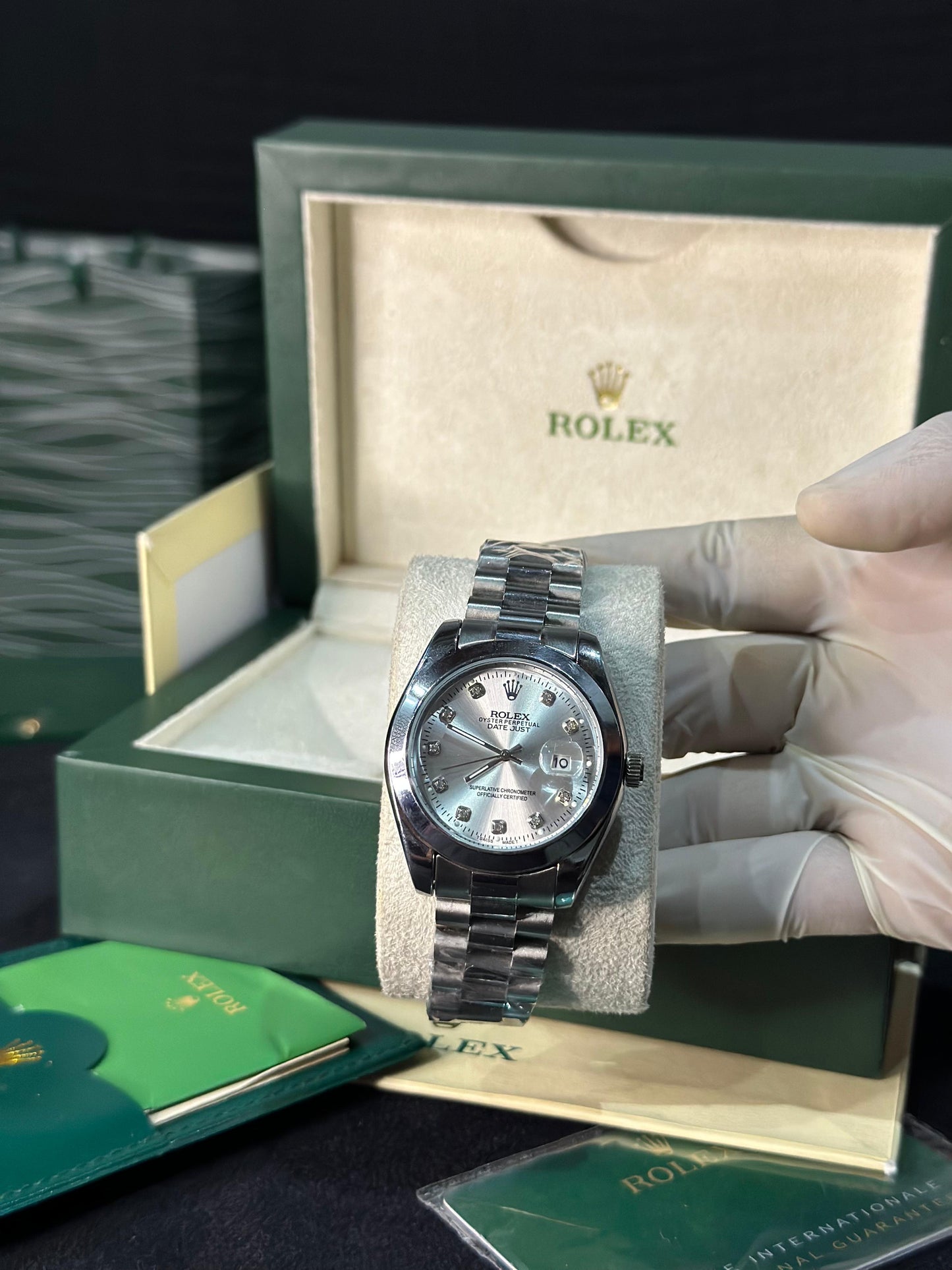 ROLEX  Date-Just  Silver Steel Edition (Automatic)