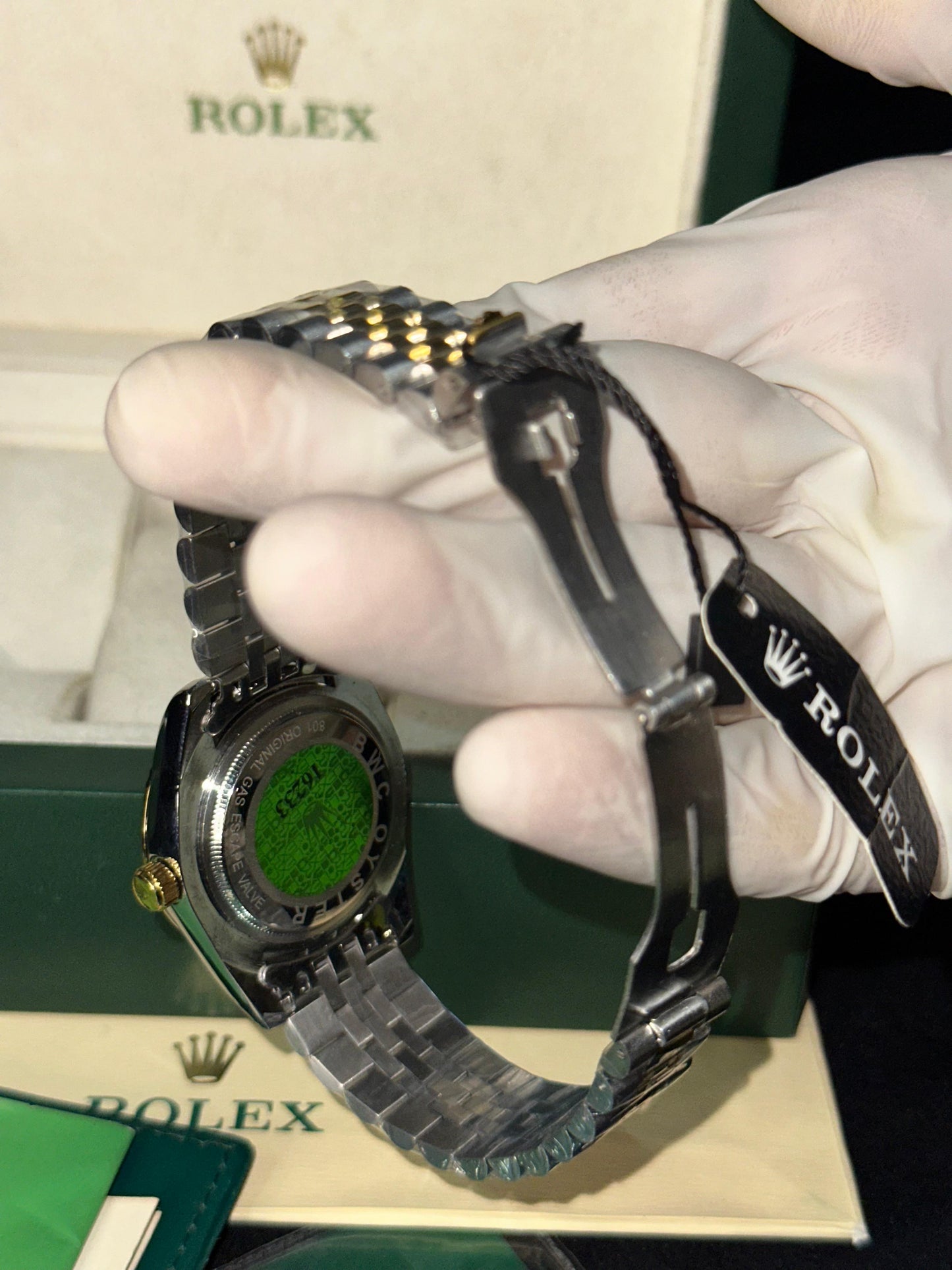 ROLEX  Date-Just -Graceful Green Dial Edition