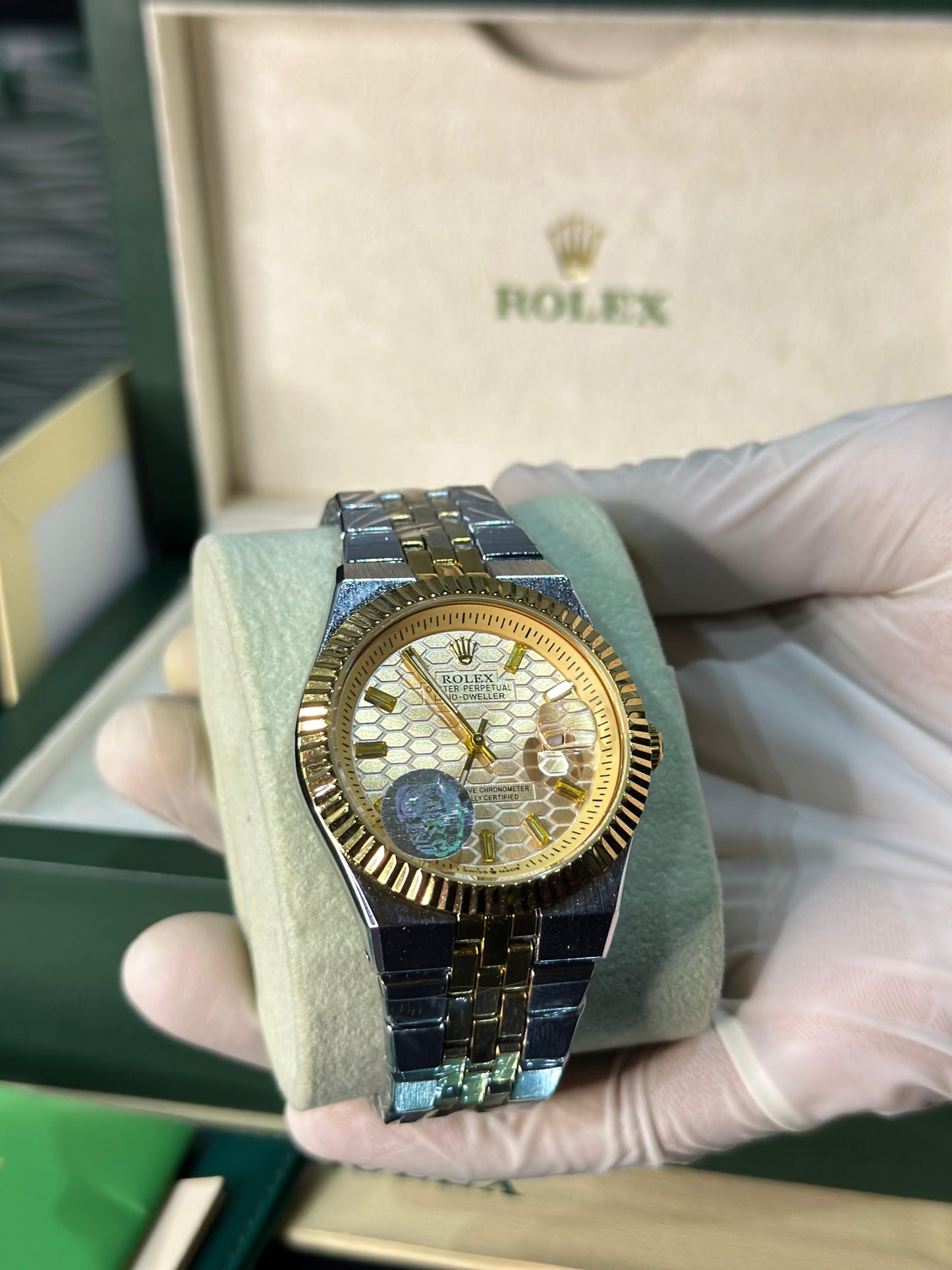 ROLEX - Land Dweller - Two tone Edition