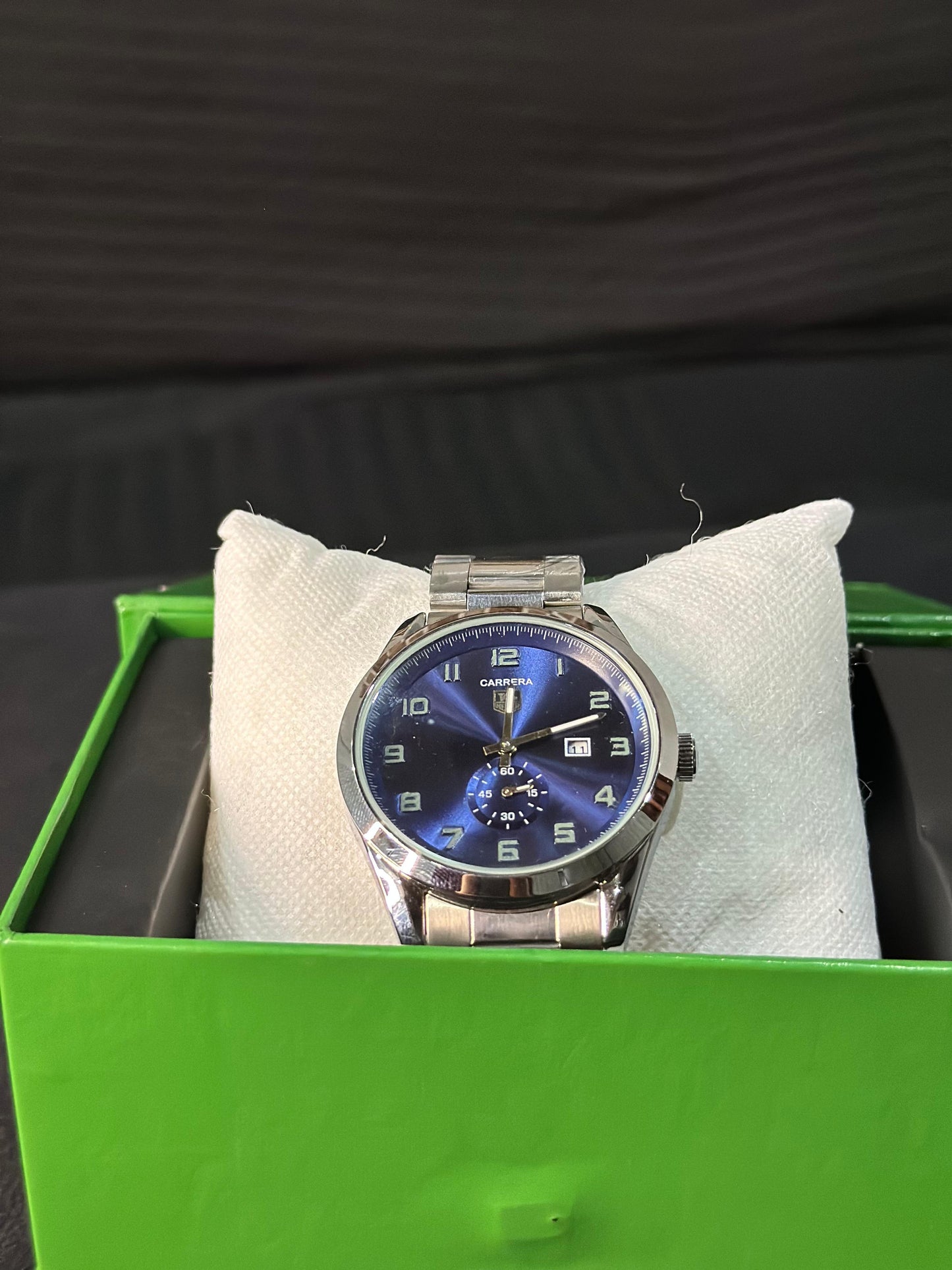 CARRERA  Midnight-Sunburst-Blue  Chronograph