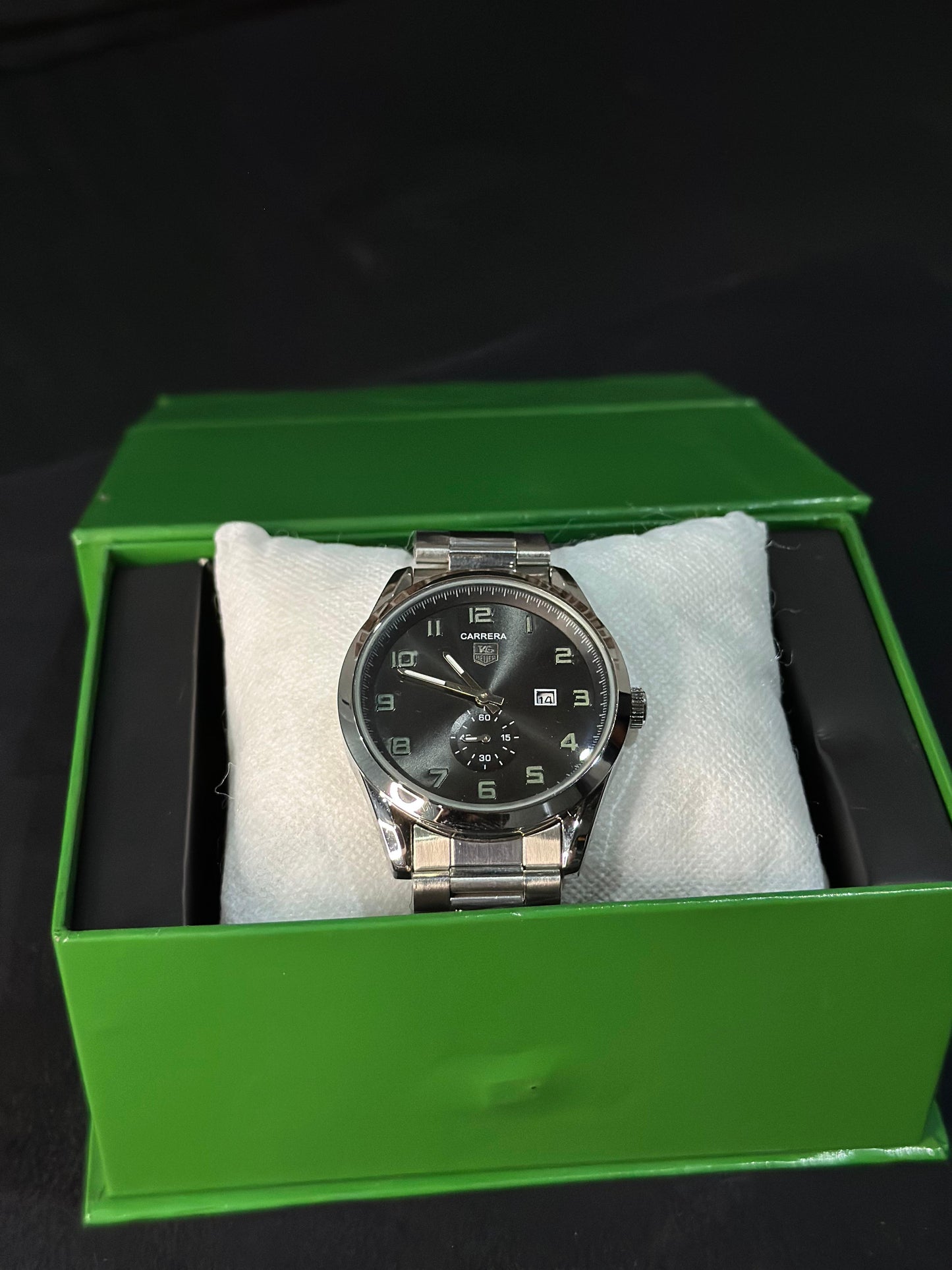 CARRERA  Midnight-Sunburst-Black  Chronograph