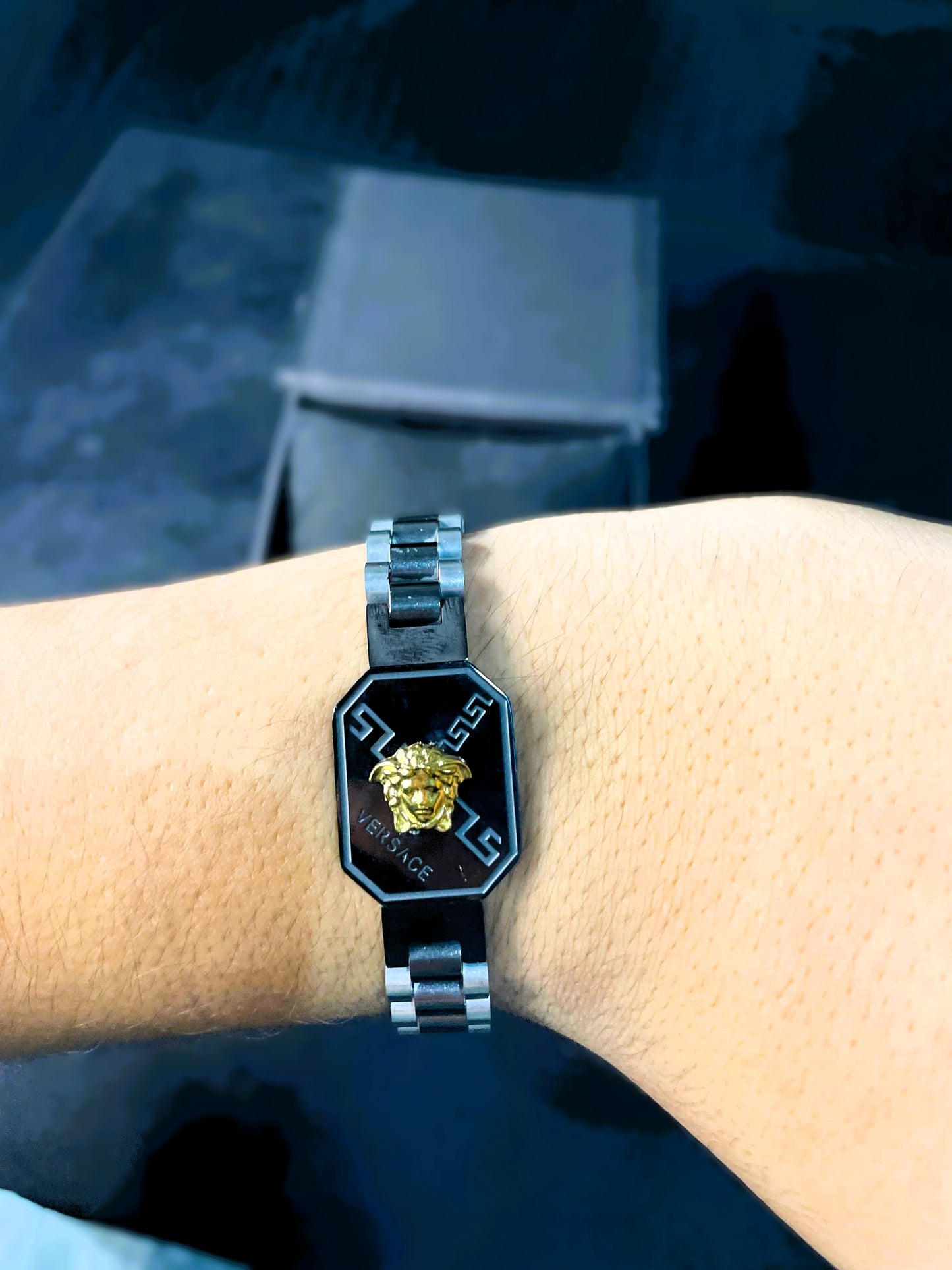 VERSACE Medusa - Black & Gold Premium Bracelet
